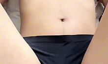 petite babe caught fingering shaved pussy on bedroom floor