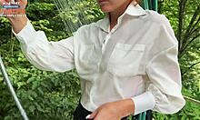 oh man the client calls receptionist she baths then sucks his cock deep cumshot