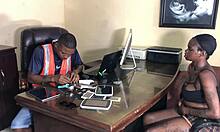 Phone Repair Guy Worships Huge Ass Tits Before Bold Pussy Fucking Friend Tattoo BBW Italian Curvy