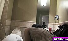 pajama party turns steamy as babes finger lick and fuck each others wet pussies