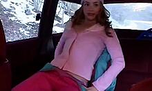 oh man little april 18+ gets so wet fingering her tight pussy in the car ughh 😩💦