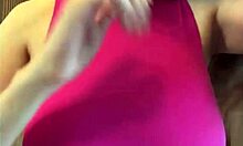stepmom savors her own milky tits sucking