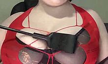 Huge Tits Chubby Slut Rides Crop Spanks Ass Tits Spreads Big Pussy Lips