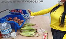 Hey neighbor, this kinky college cutie roleplays getting fucked hard in homemade bedroom action