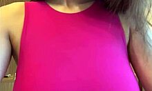 stepmom savors her own milky tits sucking