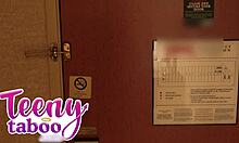 Stepdad spanks big tit Lola Mai before creampie!