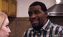 tiny blonde emma starletto 😍 fucks her black stepdad deepthroat style 👅🔥