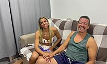 Sexy Tattooed Wife Fucks Husband's Hung Friend's Big Cock