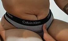 i love groping her sexy navel while she strokes my cock to orgasm