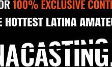hung producer rams big ass 18yo latina pussy in rough casting!