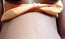 her pregnant curves scream for deep pounding on that bed