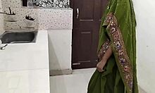 hey stepmom, your dirty indian pussy tastes so good while i bend you over kitchen counter doggystyle