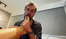 Sneaky Easter Bunny Sucks Owner's Cock Swallowing Every Drop Hungrily