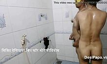 indian auntie mother-in-law gets anal fucked hard in the steamy bathroom shower reality