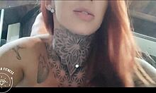 horny athletic brunette redhead couple fitness ass compilation