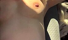 BUSTY PETITE HOOKER BEGS FOR PUBLIC DOGGY FUCK AND MESSY FACIAL CUMSHOT!