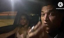 Wife Esposa Rides Friend's Cock Hard On Via Light Highway