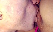 Skinny japanese princess with small tits and long hair learns pro pussy licking manual part 1