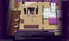 Young hung stud bullies and fucks big booty cheating milf dancing at night club in her home