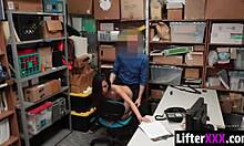 Officer claims her tight pussy fuck toy