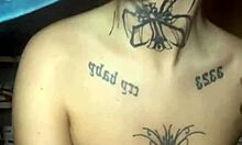 tattooed scottish goth teen's after-school big ass tease routine