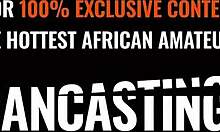 Black model boobs rammed hard