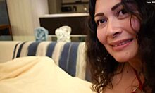 Latina hotwife rides stepson's friend's big black cock nonstop craving more