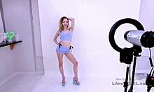 yo this blonde bombshell gets pounded hard at her model casting