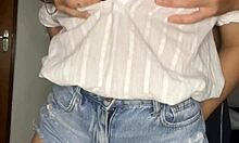 debora mendes gives wellington intense sloppy deepthroat then rides huge cock doggy pt 1