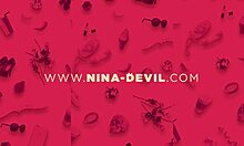 German camgirl Nina teases her sexy teen ass up close for fans.