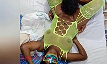 Huge Ass Ebony Latina Cums Hard On Tongue During Carnival Muff Dive Lickfest