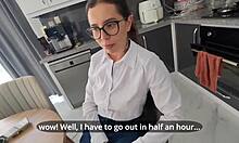 hey dude my stepsister's interview got wrecked when i ripped her jeans for quick anal creampie assfucking taboo roleplay