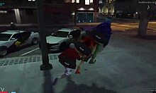 Hot Slut And Perverted Friends Call Cops To Fuck Her Tight Asshole Hard!