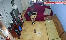 husband eyes wife lingerie tease before producer's deep fuck