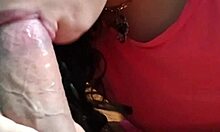 curvy latina stepmom sucks stepson's cock deep to heal heartbreak then swallows cum