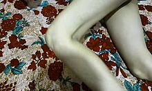 Indian beauty enjoys anal sex with friend in close-up homemade session