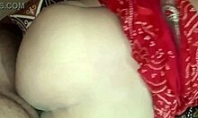 Indian girl's doggy close-up pounding session