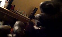 Ebony Black Teen Sloppy Blowjob Facial Spitting Action