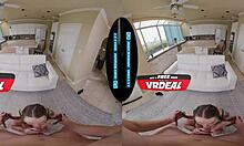 curvy redhead teen 18+ babysitter chloe marie with tattoos pigtails bends over for pov doggystyle ride and missionary pounding lethalhardcorevr