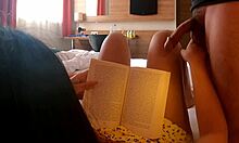 Curvy Busty Beauty Teases Big Cock with Dripping Balls Massage