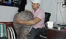 Curvy Secretary's Wet Pussy Bargains Raise with Boss's Bareback Thrusts