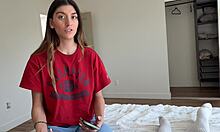 Aubry Babcock's perfect teen ass takes creampie from Scott Stark