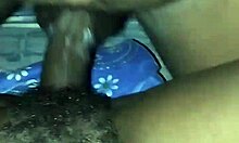Hairy Ebony College Student Creampie Fucked Missionary Wet Pussy
