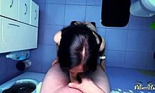 Hey stepmom, couldn't resist bending you over for doggystyle creampie before Halloween