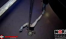 blonde teen anal fucked hardcore in disco public