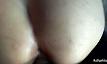 Busty Ikellywhite Works Out Hard Then Takes Cum On Tits From Trainer