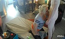 that young college dude bends over sexy shemale alexia st james for bareback doggystyle deepthroat pounding