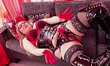 damn curvy milf femdom teases boss 😈👠