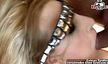 hübsche brünnette teen mit kleinen titten reitet monster cock rough outdoor bis orgasmus