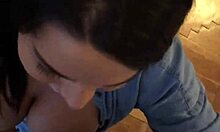 Huge instagram tits bounce wildly as she's finally fucked hard from behind!